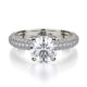 MICHAEL M Engagement Rings 18K White Gold Crown R699-1.5 R699-1.6