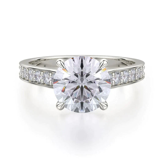 MICHAEL M Engagement Rings 18K White Gold Crown R703-2 R703-2WG