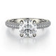 MICHAEL M Engagement Rings 18K White Gold Crown R707-2 R707-2WG
