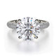 MICHAEL M Engagement Rings 18K White Gold Crown R707-3 R707-3WG