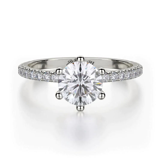 MICHAEL M Engagement Rings 18K White Gold Crown R713-1 R713-1WG