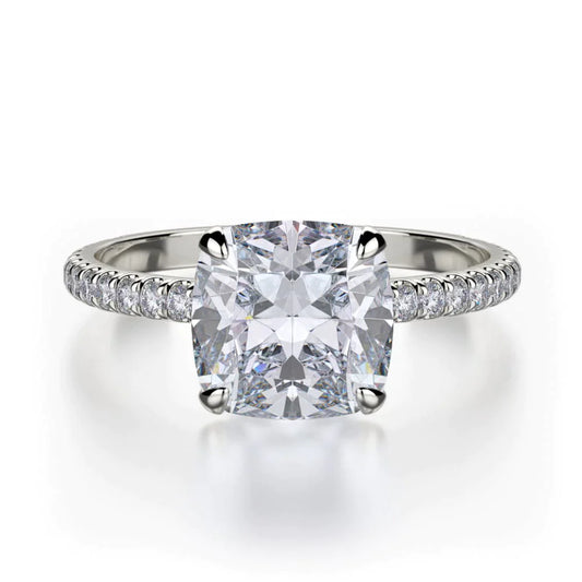 MICHAEL M Engagement Rings 18K White Gold Crown R724-1.5 R724-1.5WG