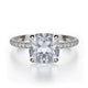 MICHAEL M Engagement Rings 18K White Gold Crown R724-1.5 R724-1.5WG