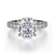 MICHAEL M Engagement Rings 18K White Gold Crown R731-3 R731-3WG