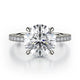 MICHAEL M Engagement Rings 18K White Gold Crown R742-3 R742-3WG