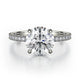 MICHAEL M Engagement Rings 18K White Gold Crown R745-2 R745-2WG