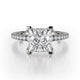 MICHAEL M Engagement Rings 18K White Gold Crown R781-1.5 R781-1.5WG