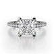 MICHAEL M Engagement Rings 18K White Gold Crown R781-1.5 R781-1.5WG