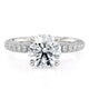 MICHAEL M Engagement Rings 18K White Gold Crown R787-2