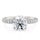 MICHAEL M Engagement Rings 18K White Gold Crown R787-2