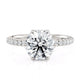 MICHAEL M Engagement Rings 18K White Gold Crown R789-2