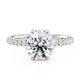 MICHAEL M Engagement Rings 18K White Gold Crown R789-2