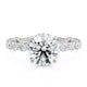 MICHAEL M Engagement Rings 18K White Gold Crown R790-2