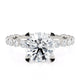 MICHAEL M Engagement Rings 18K White Gold Crown R791-2