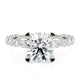 MICHAEL M Engagement Rings 18K White Gold Crown R791-2