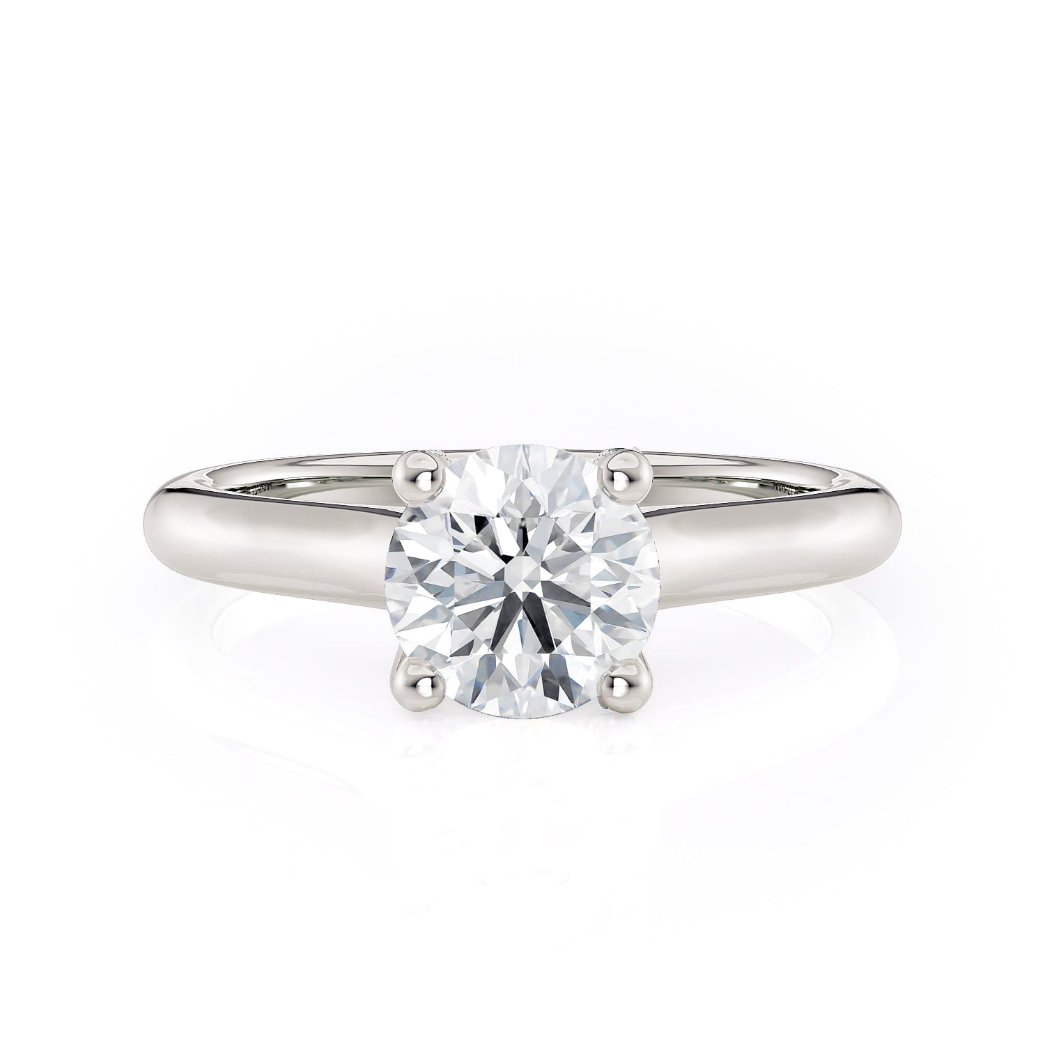 MICHAEL M Engagement Rings 18K White Gold Defined R519-1 R519-1WG