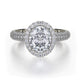 MICHAEL M Engagement Rings 18K White Gold Defined R730-2 R730-2WG