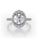 Michael M Center Stone Prong Round Engagement Ring