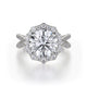 MICHAEL M Engagement Rings 18K White Gold Defined R740-2 R740-2WG