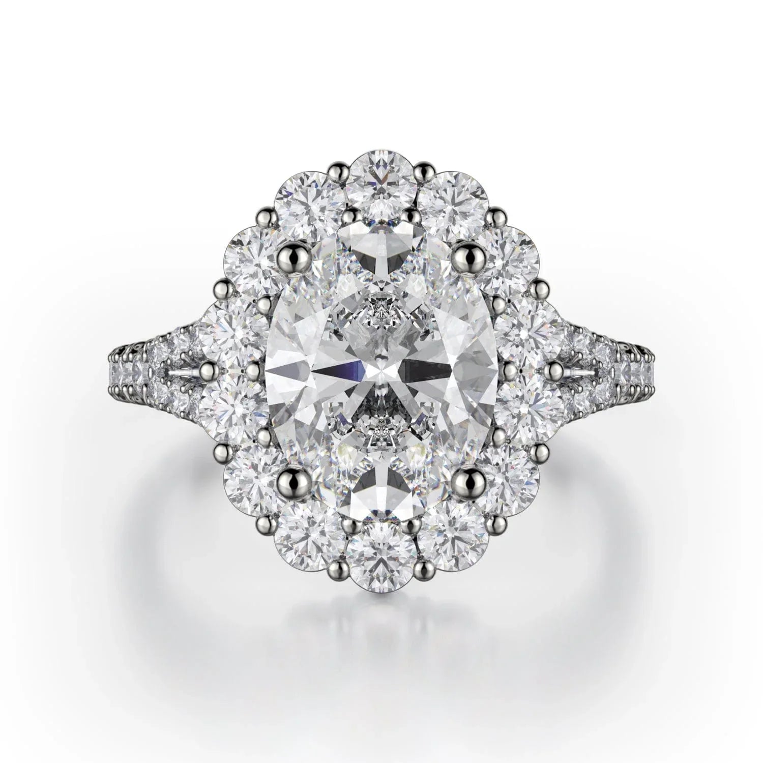 MICHAEL M Engagement Rings 18K White Gold Defined R779-2.5 R779-2.5WG
