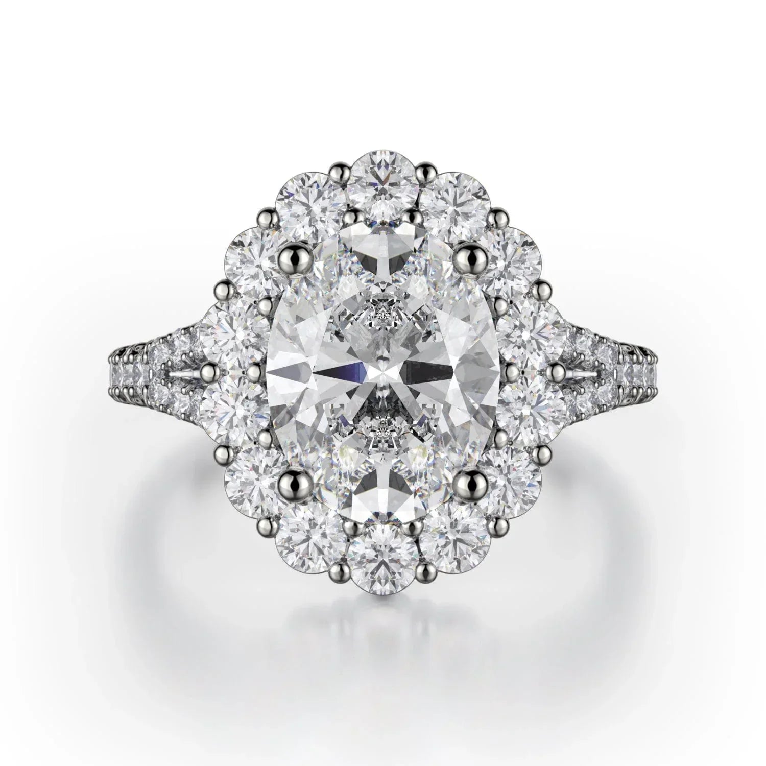 MICHAEL M Engagement Rings 18K White Gold Defined R779-2.5 R779-2.5WG