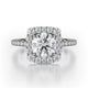 MICHAEL M Engagement Rings 18K White Gold Defined R784-2 R784-2WG