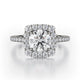 MICHAEL M Engagement Rings 18K White Gold Defined R784-2 R784-2WG