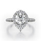 MICHAEL M Engagement Rings 18K White Gold Defined R785-2 R785-2WG