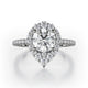 MICHAEL M Engagement Rings 18K White Gold Defined R785-2 R785-2WG