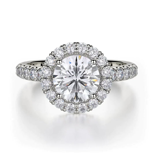 MICHAEL M Engagement Rings 18K White Gold Europa R320-1.5 R320-1.5WG