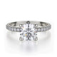 MICHAEL M Engagement Rings 18K White Gold Europa R371-1 R371-1WG