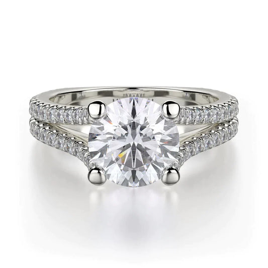 MICHAEL M Engagement Rings 18K White Gold Europa R437-1.5 R437-1.5WG