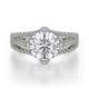 MICHAEL M Engagement Rings 18K White Gold Europa R439-2 R439-2WG