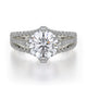 MICHAEL M Engagement Rings 18K White Gold Europa R439-2 R439-2WG