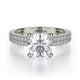 MICHAEL M Engagement Rings 18K White Gold Europa R483-1 R483-1WG