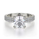 MICHAEL M Engagement Rings 18K White Gold Europa R483-1 R483-1WG