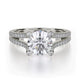 MICHAEL M Engagement Rings 18K White Gold Europa R487-1 R487-1WG