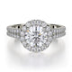 MICHAEL M Engagement Rings 18K White Gold Europa R490-1 R490-1WG