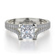 MICHAEL M Engagement Rings 18K White Gold Europa R492-1 R492-1WG