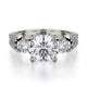 MICHAEL M Engagement Rings 18K White Gold Europa R505-1 R505-1WG