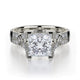 MICHAEL M Engagement Rings 18K White Gold Europa R511-1 R511-1WG
