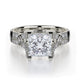 MICHAEL M Engagement Rings 18K White Gold Europa R511-1 R511-1WG