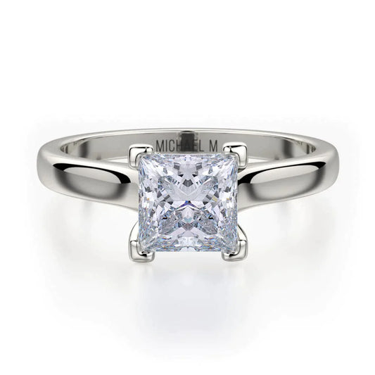 MICHAEL M Engagement Rings 18K White Gold Europa R524-1 R524-1WG