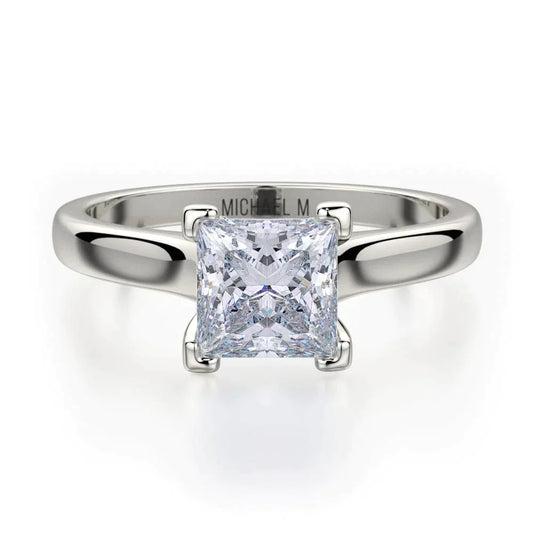 MICHAEL M Engagement Rings 18K White Gold Europa R524-1 R524-1WG