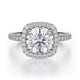 MICHAEL M Engagement Rings 18K White Gold Europa R536S-1.5 R536S-1.5WG