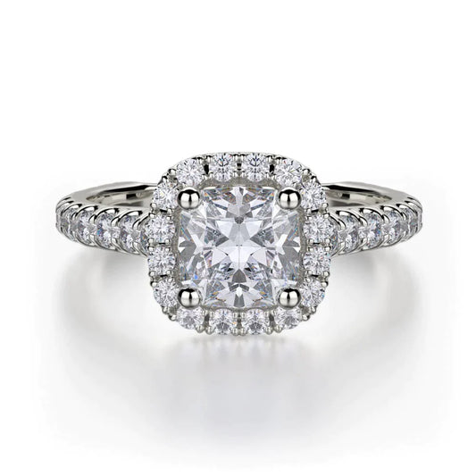 MICHAEL M Engagement Rings 18K White Gold Europa R559-1 R559-1WG