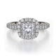 MICHAEL M Engagement Rings 18K White Gold Europa R559-1 R559-1WG