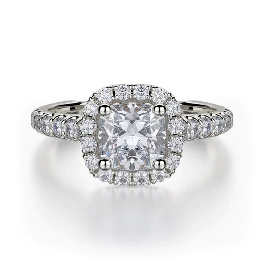 MICHAEL M Engagement Rings 18K White Gold Europa R559-1 R559-1WG