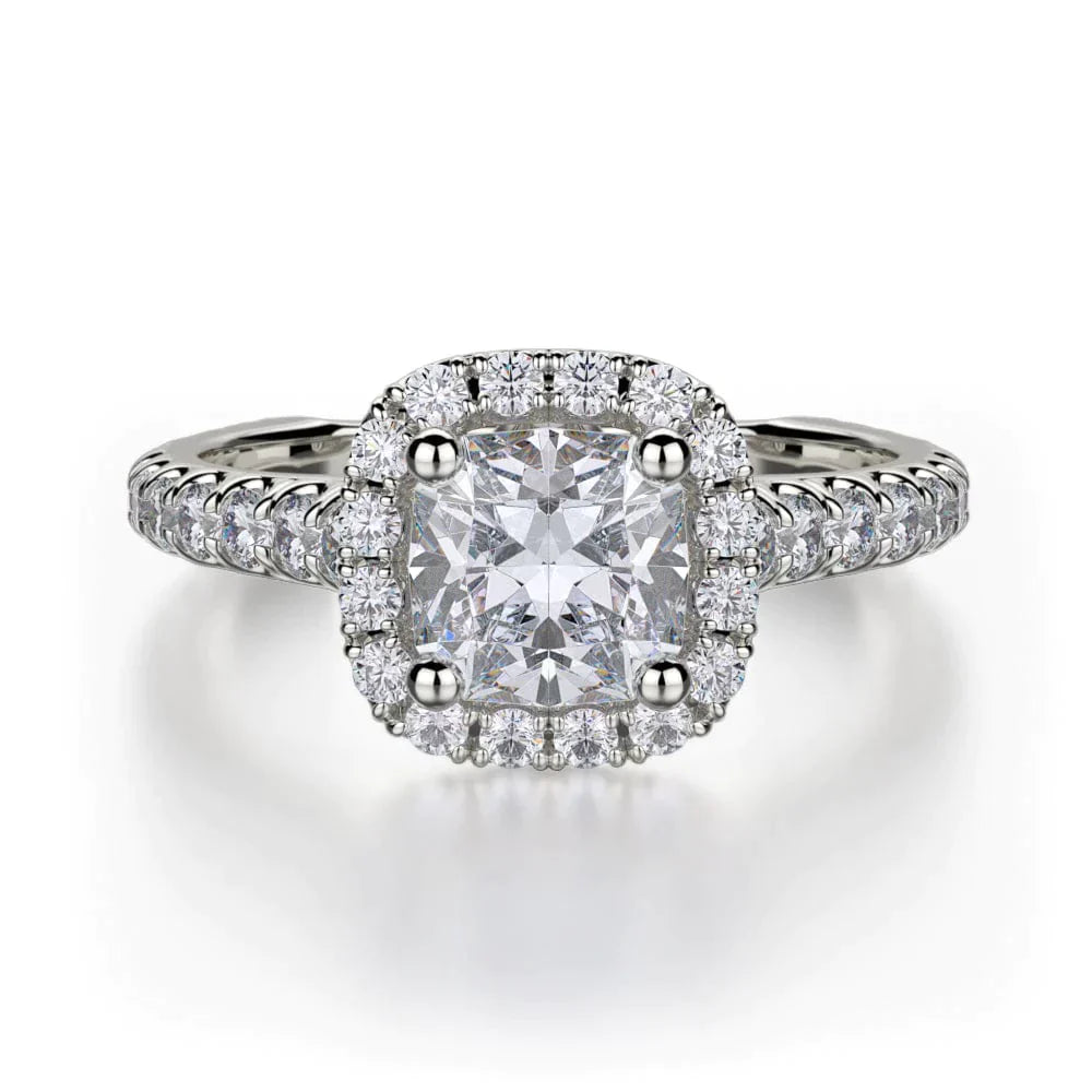 MICHAEL M Engagement Rings 18K White Gold Europa R559-1 R559-1WG