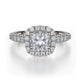 MICHAEL M Engagement Rings 18K White Gold Europa R559-1 R559-1WG